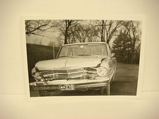 Vintage 1964 Car Wreck Photo