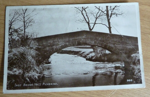 Pickering vintage postcard - pickering,