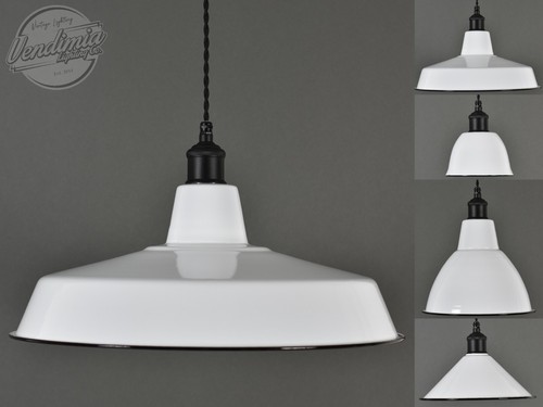 Factory enamel light shade - enamel,