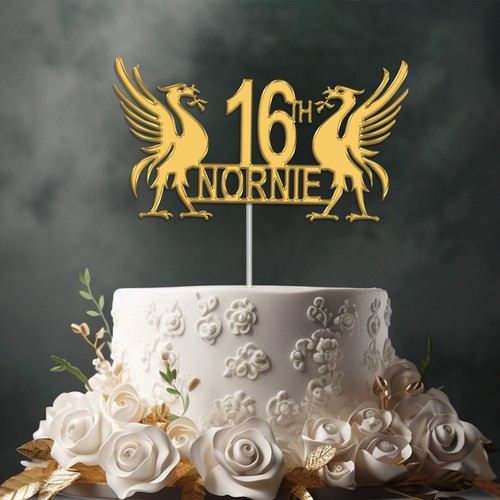 Personalised liver bird cake - liver,