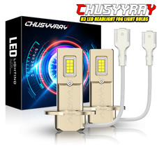 2X H3 50W LED Fog Driving