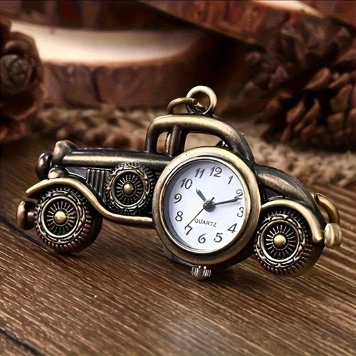 Vintage car keychain - car,