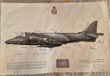  SquadronPrint **SIGNED Harrier GR.5