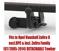 Detachable tow bar - detachable,