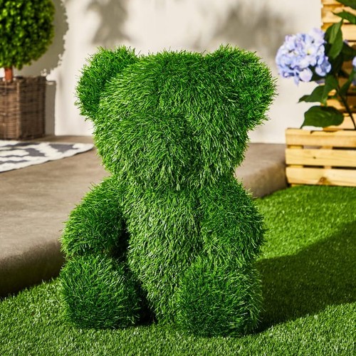 Artificial grass teddy bear - artificial,
