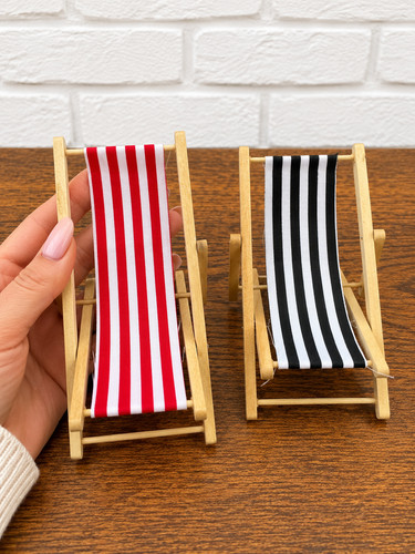 Miniature deck chair - deck,