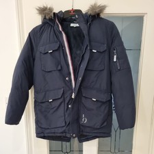TED BAKER BOYS COAT AGE 12 Years FUR LINED FAB CONDITION WARM WINTER JACKET