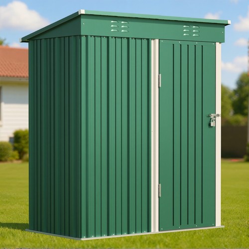6x5ft lockable metal garden - 6x5ft,