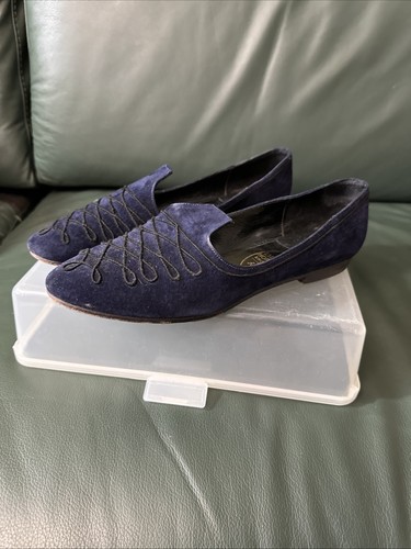 Emma hope designer navy suede - navy,