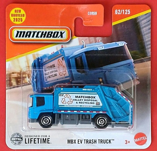 Matchbox trash truck new - ev, truck.