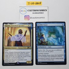 MTG Niambi, Esteemed Speaker [Core Set 2021] + Extra Bubble Snare (Box12)