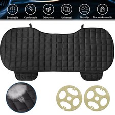 Car Rear Row Seat Cover Pad Plush Lattice Protector Cushion Car Rear Seat Mat