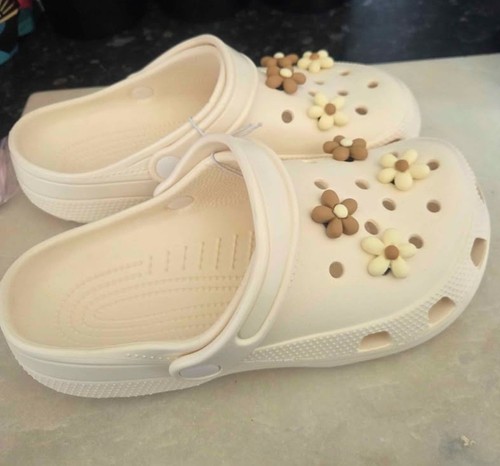 Brand new cream croc style - cream,