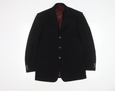Taylor & Reece Men's Black Blazer 36 Short