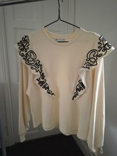Women's Cream Jumper From Zara