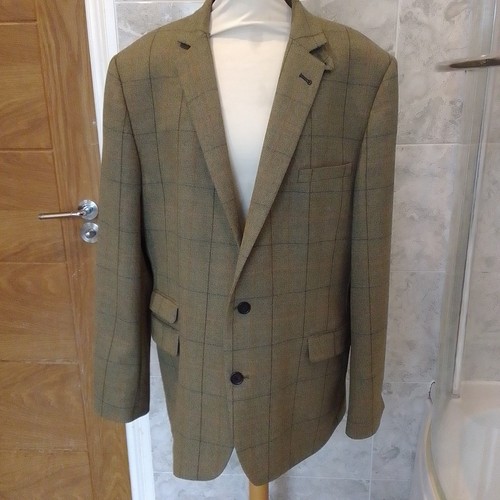 Moss 1851 green - check, tweed