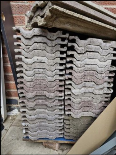 Concrete roof tiles - , (new)