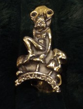 Vintage Brass Cockington Pixie Door Knocker