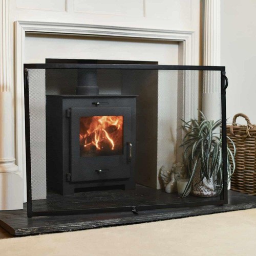 Large black flat fire - large,