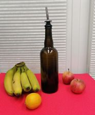 OLIVE OIL VINEGAR POURER   BOTTLE GLASS 75cl GREAT for CHILLI OIL -Ref ALG 2