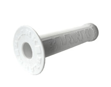 Blank BMX Logo Grips - White