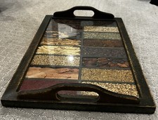 Wooden Seed Serving Tray With