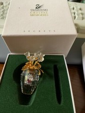 Swarovski Crystal Secrets Memories Spring Flower Vase Crystals inside No.2