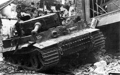 Ww2 german tiger tank - tank, knocked