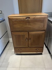 Ercol blonde drinks cabinet - drinks, or
