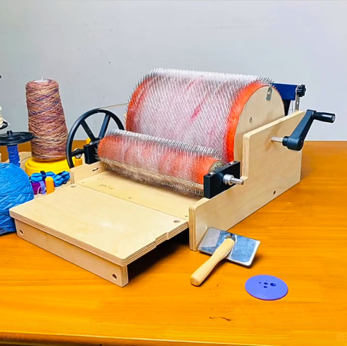 Manual wool carder - manual,
