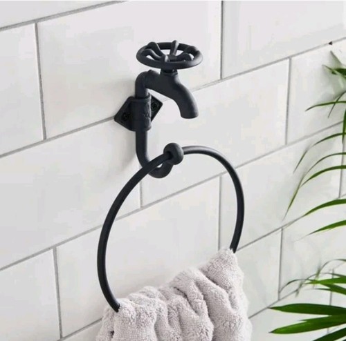 Dunelm vintage tap towel ring - vintage,