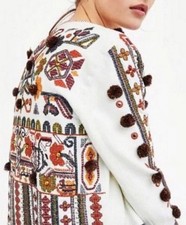 ZARA Ivory IndianBoho Aztec