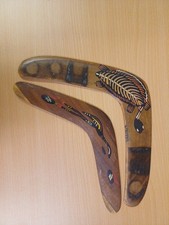 Set Of Handcarved Boomerangs