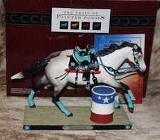 TRAIL OF PAINTED PONIES Blazing Barrels~Low 1E/0101~Mustang Gray Mare~2025 Herd