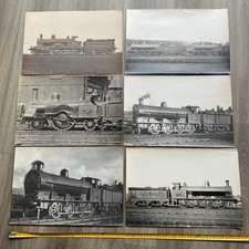 6 large photographs of LNWR locos 44, 373, 1229, 1817,  4000
