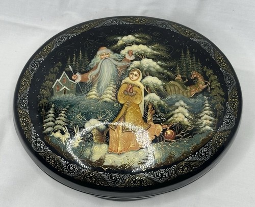 Russian palekh lacquer box - russian,