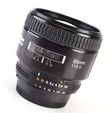 Nikon 85mm F1.8 D Autofocus Prime Nikkor Lens Rear Lens Cap