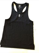 GYM KING LADIES BLACK VEST TOP