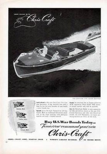 1945 chris craft boating - 1945,