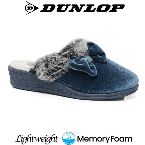 Ladies wedge slippers - wedge, dunlop