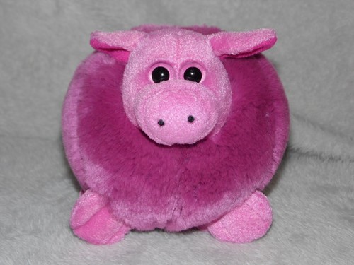 Tesco pig soft toy pink - , ball