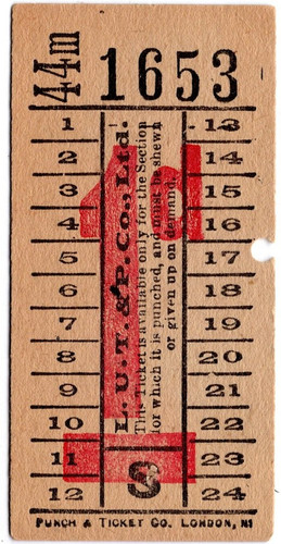 Tram ticket lancashire united - tram, ticket: