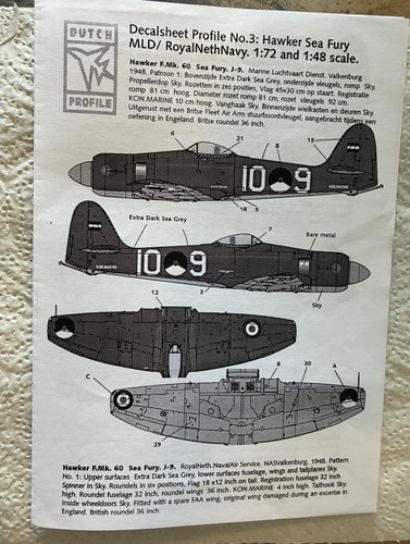 Hawker sea fury - hawker, dutch