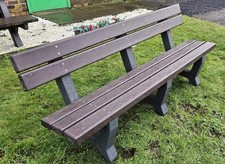 Recycled Plastic Bench Heavy