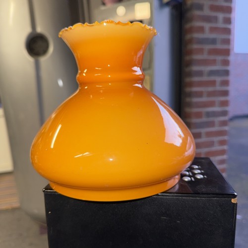 Vintage lamp shade mustard - vintage,