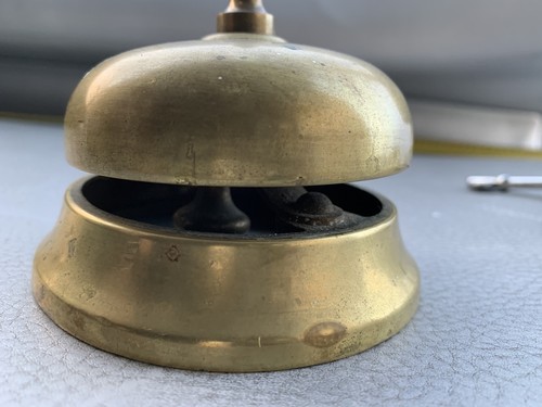 Antique solid brass hotel - antique,