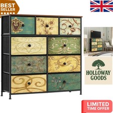 Sturdy 9-Drawer Fabric