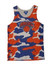 ADIDAS Mens New York Knicks Graphic Vest Top Small Multicoloured AV09