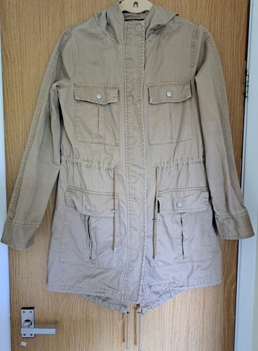 Ladies light brown parka - ladies,