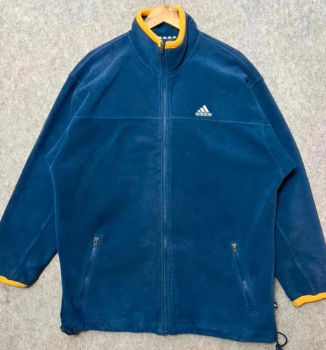 Adidas vintage fleece jacket - adidas,